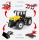 Mould King 17019 -Traktor gelb 4 in 1